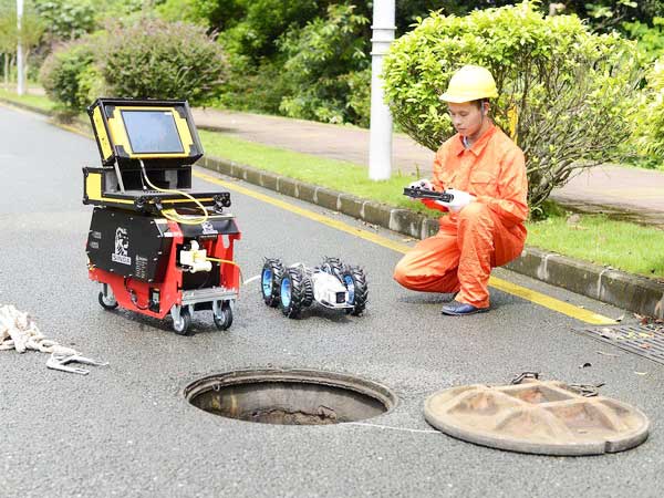 张金镇管道机器人检测